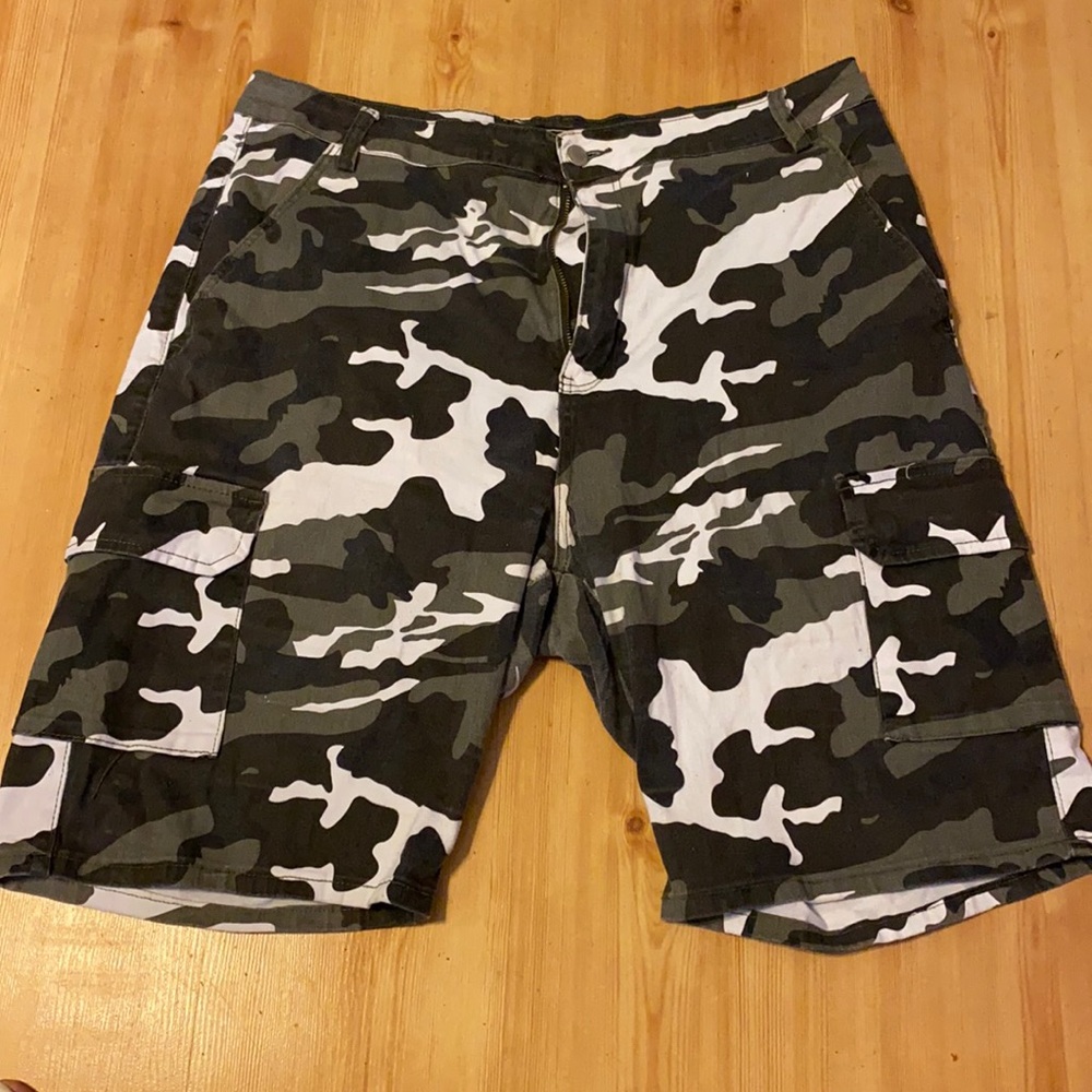 Camo Cargo Shorts